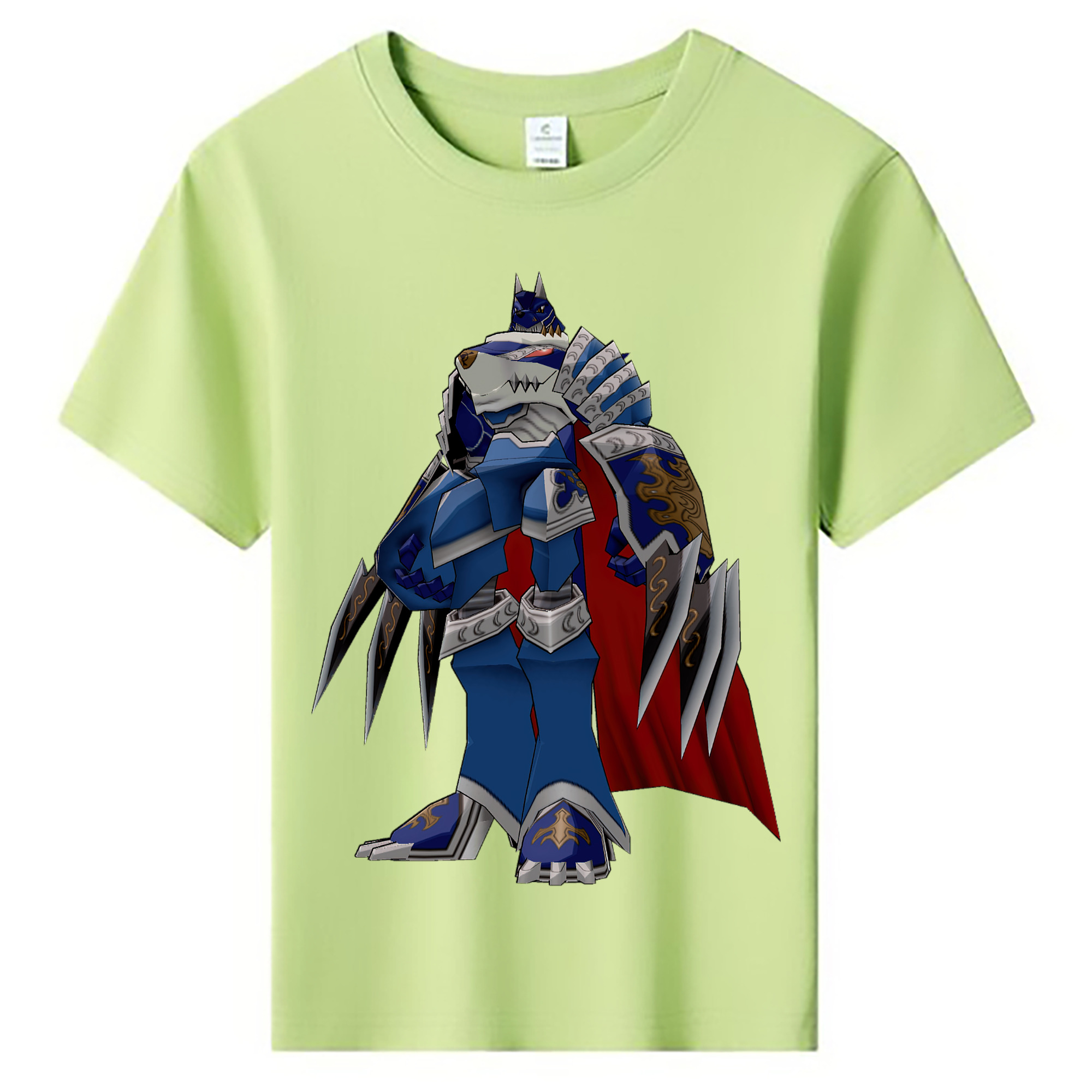 （画像用） Digimon デジタルモンスター/デジモン 綿100％キッズTシャツ（フロントプリント）